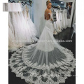 High Quality New Fashion Custom Size Cathedral Train Lace Mermaid Ivory Long Sleeve Wedding Dresses MW968